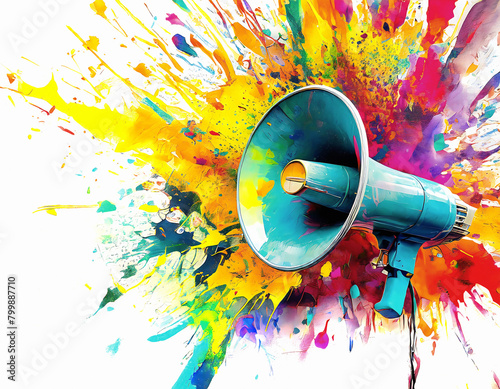 Vivid megaphone