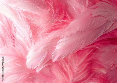 Soft Pink Feathers Texture Background for Elegant Design
