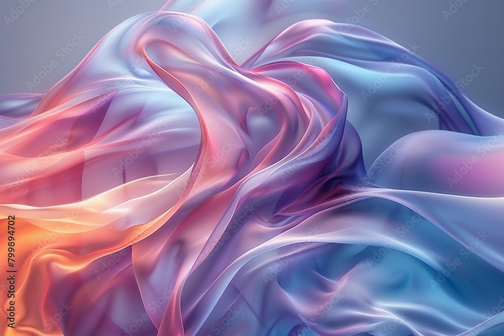 Obraz premium Abstract background with smooth shapes