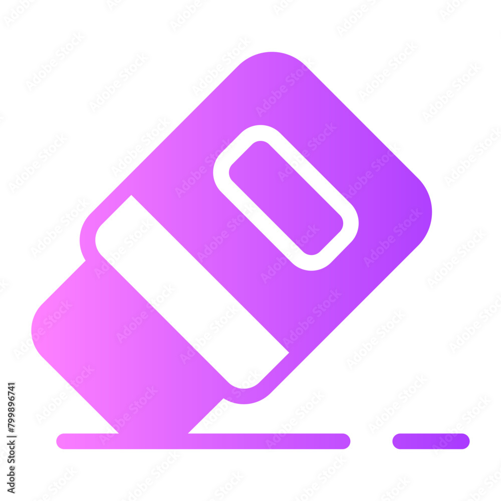eraser gradient icon eraser gradient icon