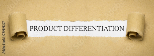Naklejka Product Differentiation