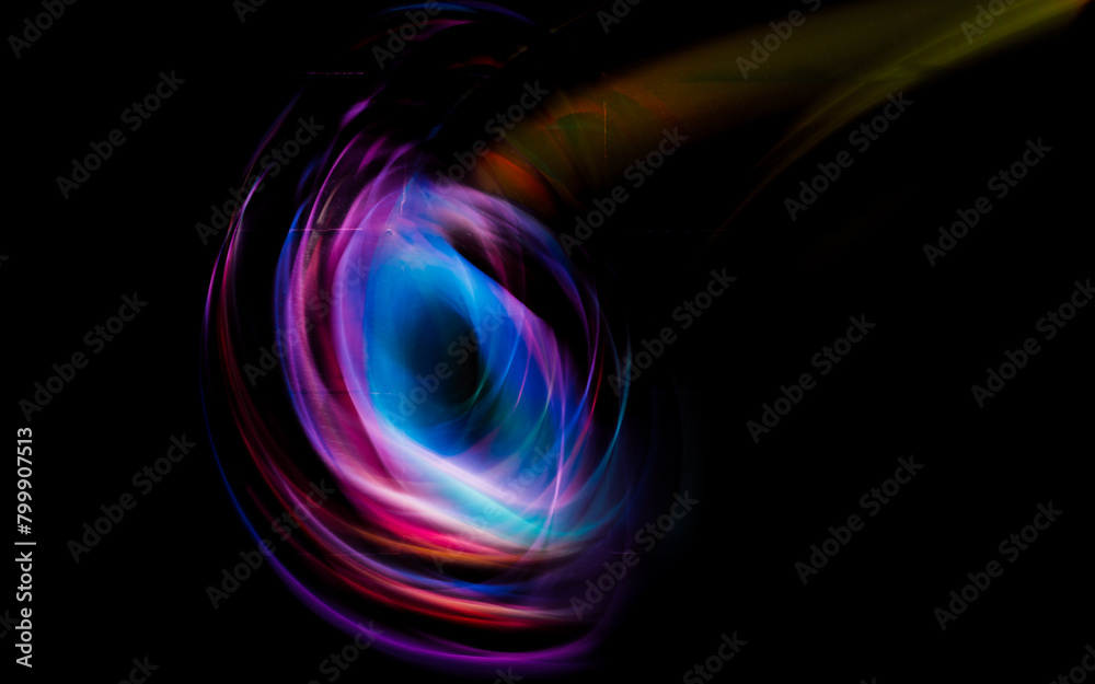 Abstract colorful irregular lines background. Long exposure. Light painting photography. Abstract colorful irregular lines background. Long exposure. Light painting photography.