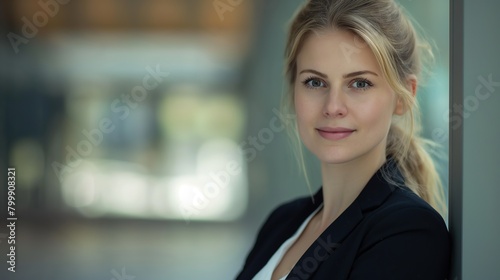 female office worker portrait