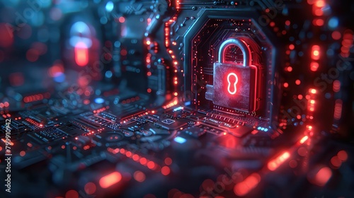 A physical Bitcoin coin on an illuminated electronic circuit board, symbolizing the intersection of traditional currency and digital technology.