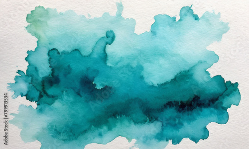 Blue Watercolor Background, Grunge Background