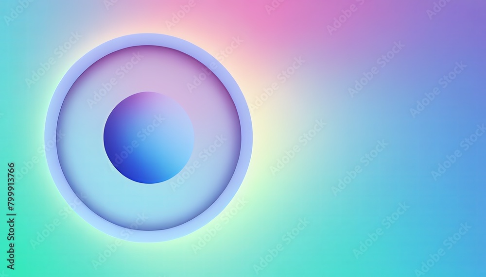 Pastel gradient from center abstract blurred, Circle shape with neon gradient border Pastel gradient from center abstract blurred, Circle shape with neon gradient border