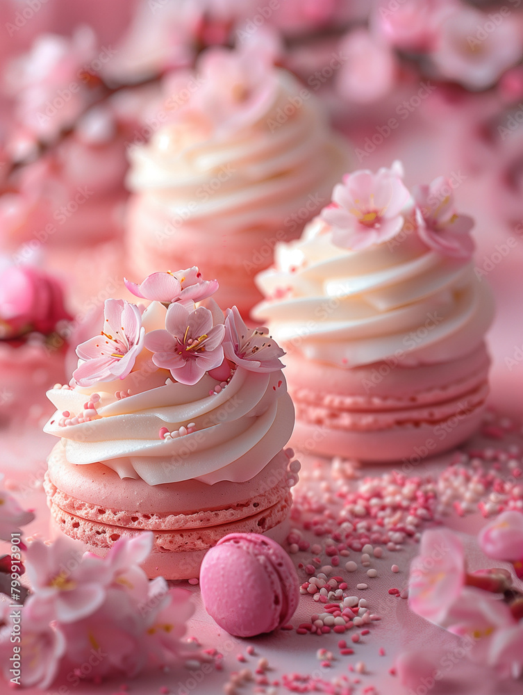 cupcakes with pink frosting and sprinkles cupcakes with pink frosting and sprinkles
