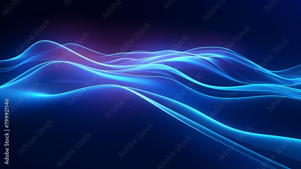 3d render, abstract minimal neon background with glowing wavy line. Dark wall illuminated with led lamps. Blue futuristic wallpaper
3d render, abstract minimal neon background with glowing wavy line. Dark wall illuminated with led lamps. Blue futuristic wallpaper