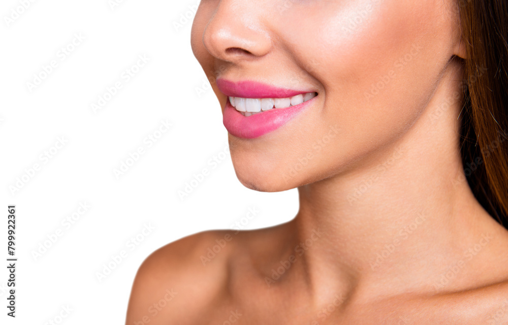 Close-up portrait of young gorgeous nice cute attractive perfect smiling girl face with beaming smile, healthy teeth. Isolated over bright vivid turquoise background Close-up portrait of young gorgeous nice cute attractive perfect smiling girl face with beaming smile, healthy teeth. Isolated over bright vivid turquoise background