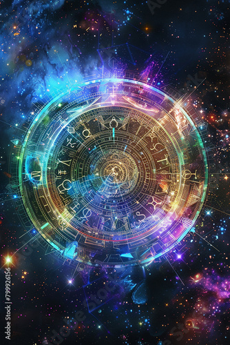 Astrology, Numerology, occult sciences, space and constellations, esoteric banner, Tarot Cards, Fortune-telling on Tarot cards magic crystal, occultism, Esoterica. Fortune-telling, predictions on Taro