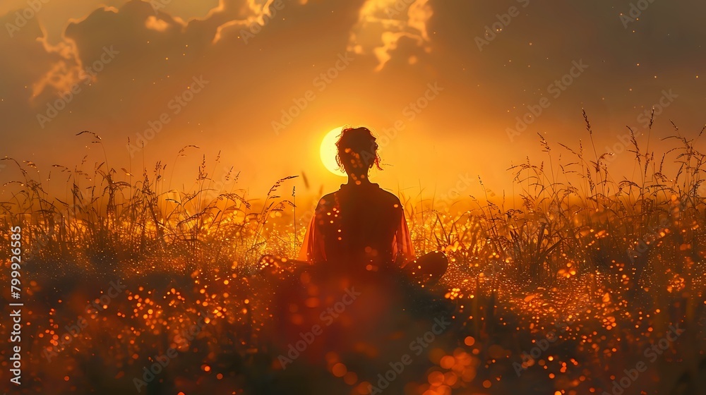 Peaceful Reflection at Sunset Peaceful Reflection at Sunset
