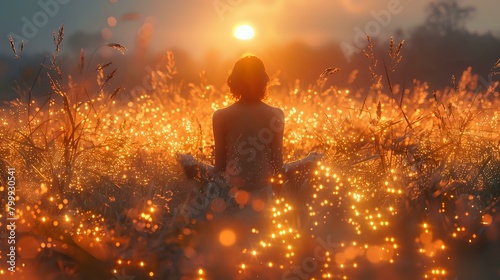 Harmony with Nature in the Evening Glow