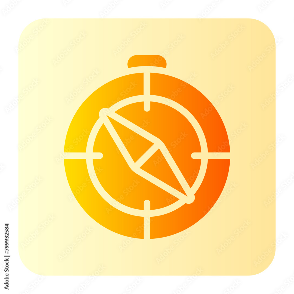 compass gradient icon compass gradient icon