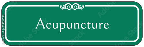 Hospital way finding sign acupuncture