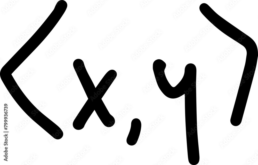 Algebra math Symbols handwritten Algebra math Symbols handwritten