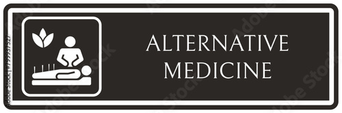 Hospital way finding sign alternative medicine
