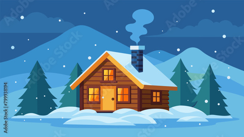 As the harsh winds and snow rage outside a cozy log cabin serves as home to a toasty sauna. The crackling fire and soothing steam provide solace.