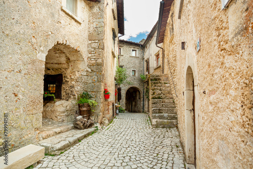 Santo Stefano di Sessanio village, Italy photo