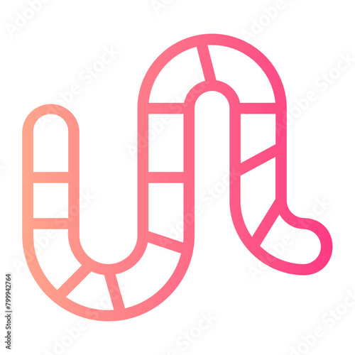 worm gradient icon