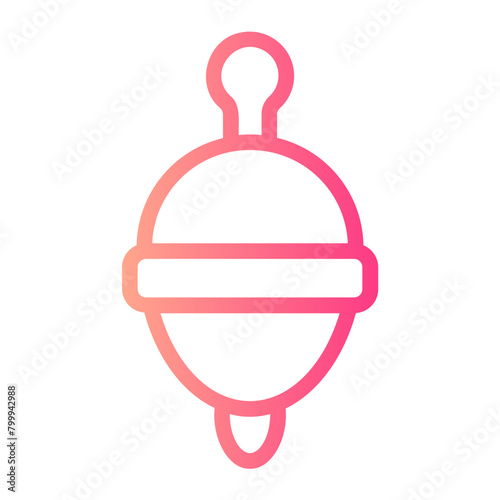 fishing float gradient icon