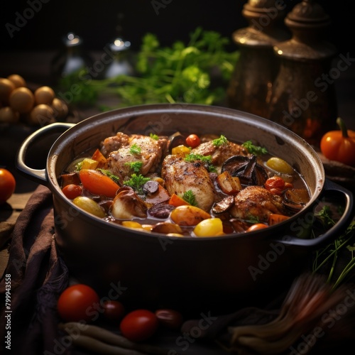 Hearty Chicken Stew with Vegetables