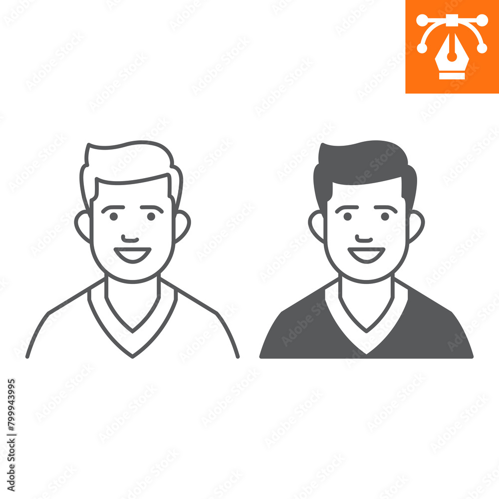 Dentist line and solid icon, outline style icon for web site or mobile app, dentistry and medicine, doctor vector icon, simple vector illustration, vector graphics. Dentist line and solid icon, outline style icon for web site or mobile app, dentistry and medicine, doctor vector icon, simple vector illustration, vector graphics.