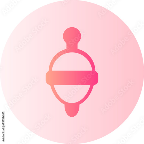 fishing float gradient icon