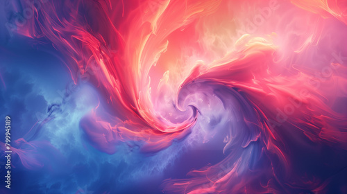 Dynamic Fluidity: Abstract Swirling Clouds and Patterns Energizing Digital Designs photo