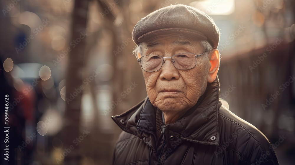 Portrait of an elderly man Portrait of an elderly man