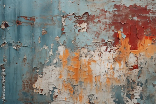 Weathered Painted Wall Texture