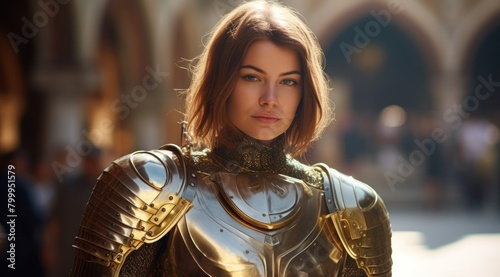Warrior Woman in Shining Armor