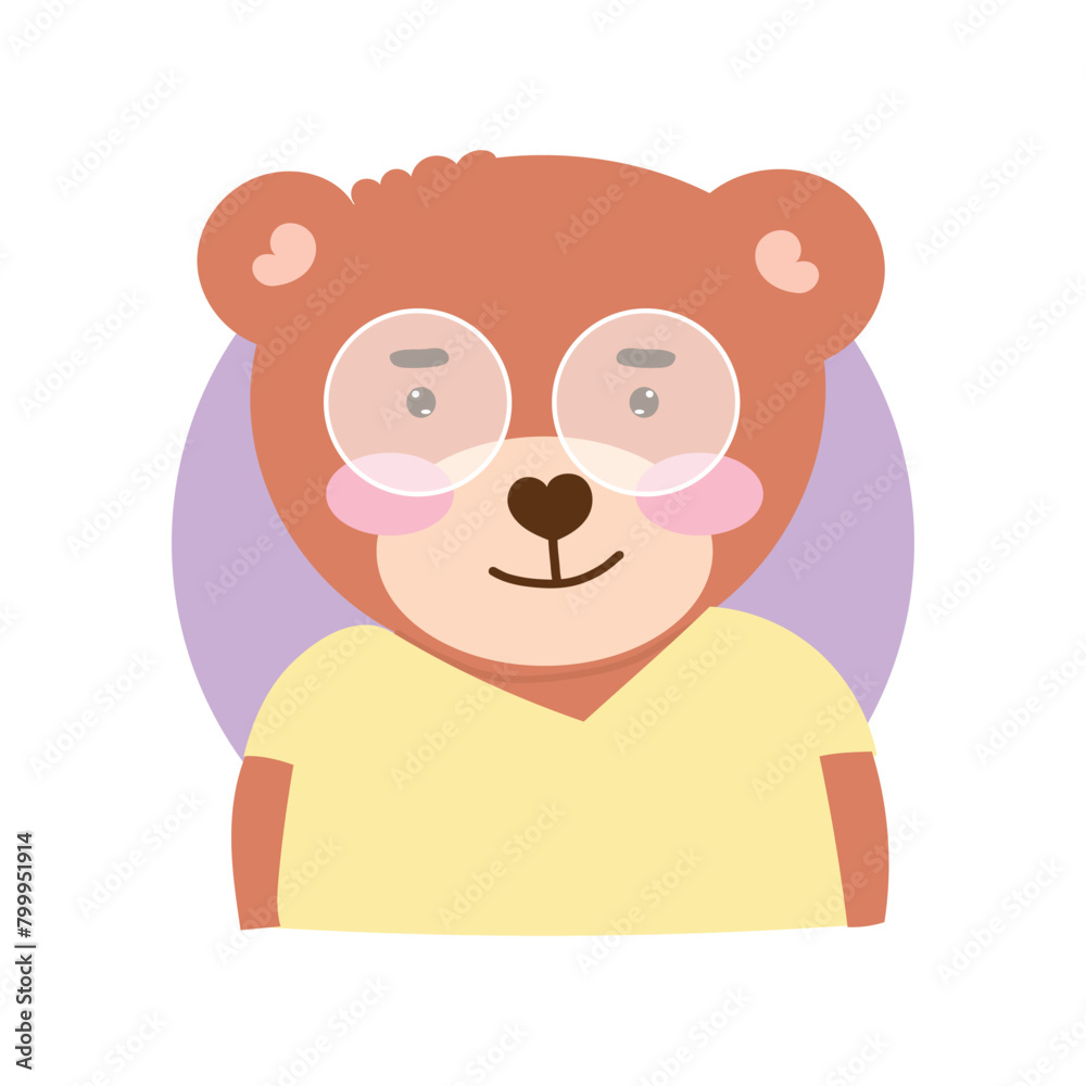 Hand drawn vector illustration of a cute baby bear. baby bear element design. ballon bear, costum Hand drawn vector illustration of a cute baby bear. baby bear element design. ballon bear, costum