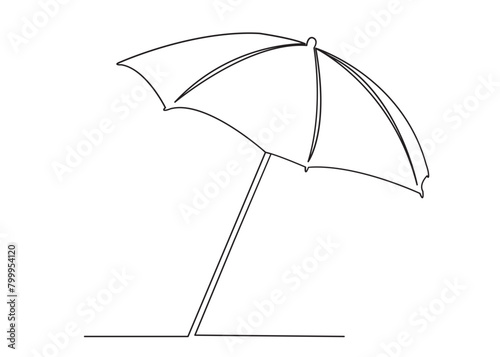 Beach umbrella