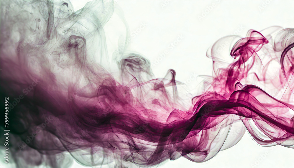 Pink smoke isolated on a white background Pink smoke isolated on a white background