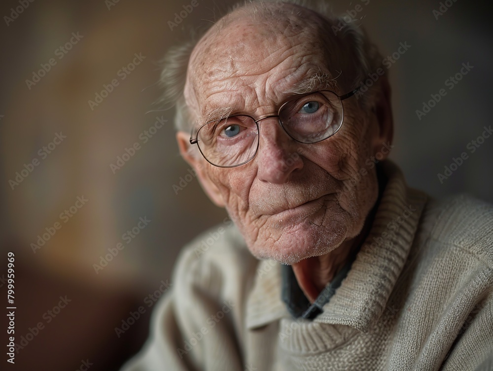 Portrait of an elderly man Portrait of an elderly man