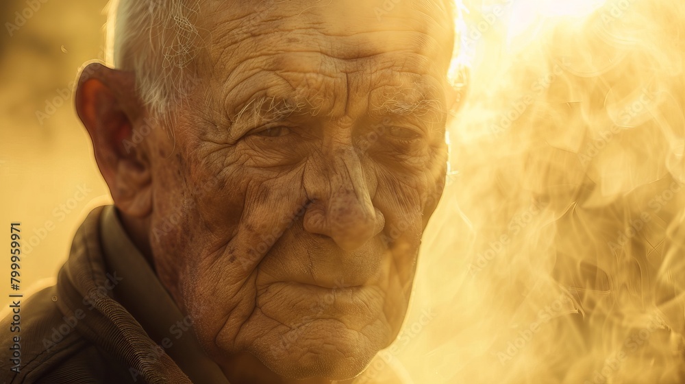 Portrait of an elderly man Portrait of an elderly man