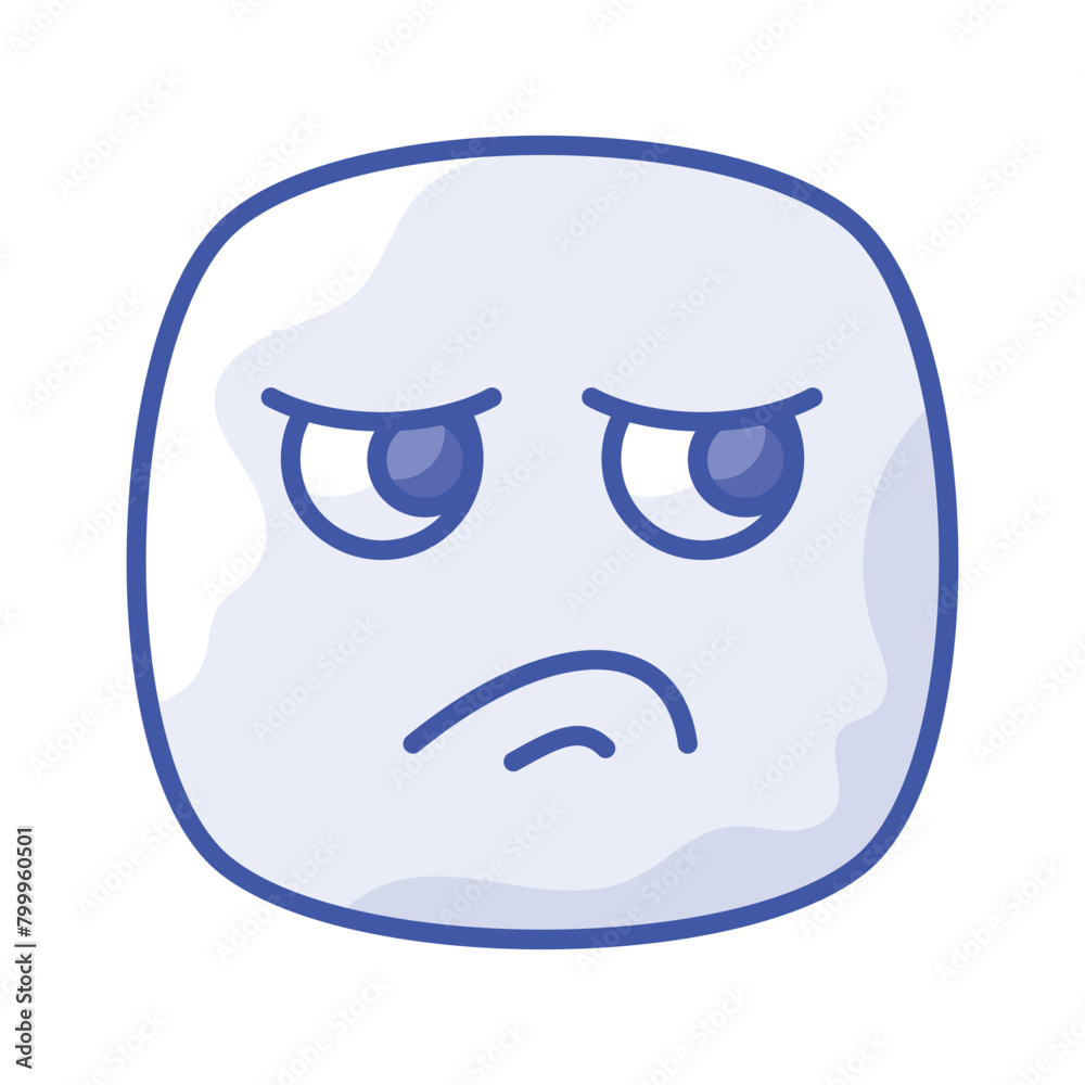 Disgusted emoji vector design, customizable unique vector Disgusted emoji vector design, customizable unique vector