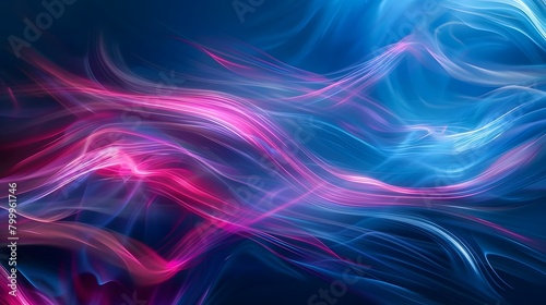 Modern abstract high-speed movement. Colorful dynamic motion on blue background. Movement technology pattern for banner or poster design background concept.