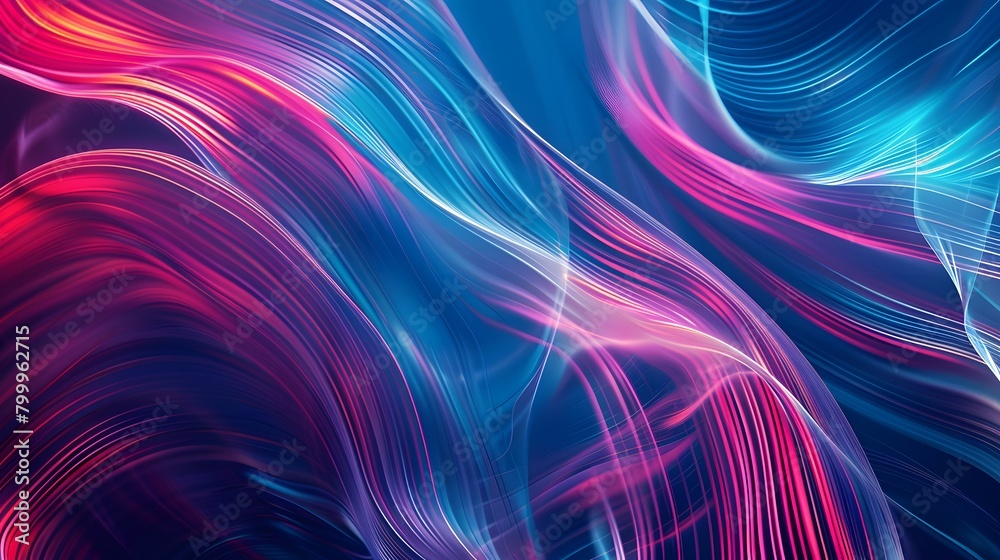 Modern abstract high-speed movement. Colorful dynamic motion on blue background. Movement technology pattern for banner or poster design background concept.
