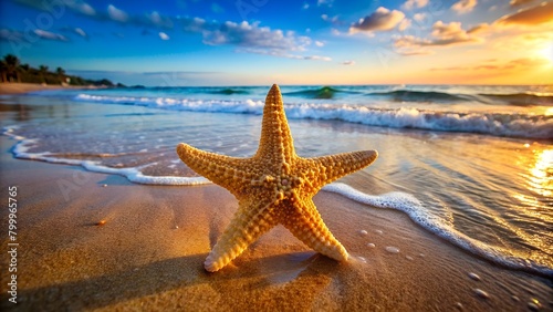 starfish sea star on the beach background. hight quality photo © Sofia