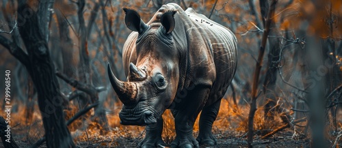 rhinoceros large animal natural habitat