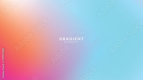 Abstract Vibrant gradient mesh background vector. Saturated Colors blurred fluid texture for Modern template for posters, ad banners, brochures, flyers, covers, websites.