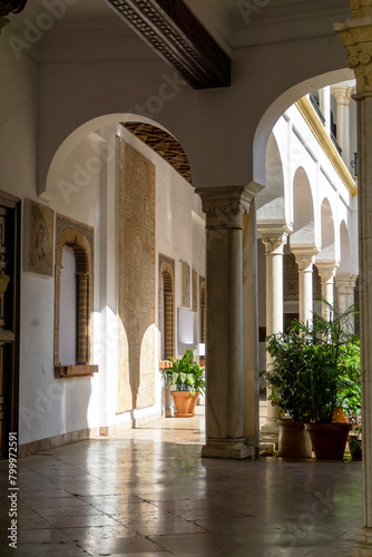 The Renaissance-style Palacio de los Páez de Castillejo featuring Roman Mosaics. Cordoba, Andalusia, Spain photo