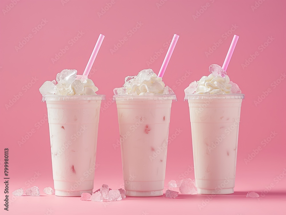 milk sweet  in a glass