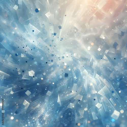 Light blue soft abstract background, similar to scattered glass shards