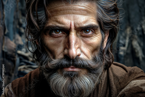 Noah: Portrait of a Biblical Figure from The Old Testament Tanakh photo