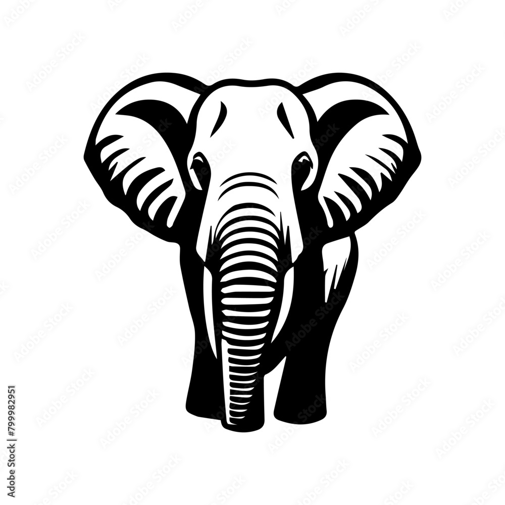 elephant silhouette vector logo elephant silhouette vector logo