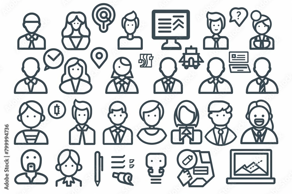 Business icon set Business icon set