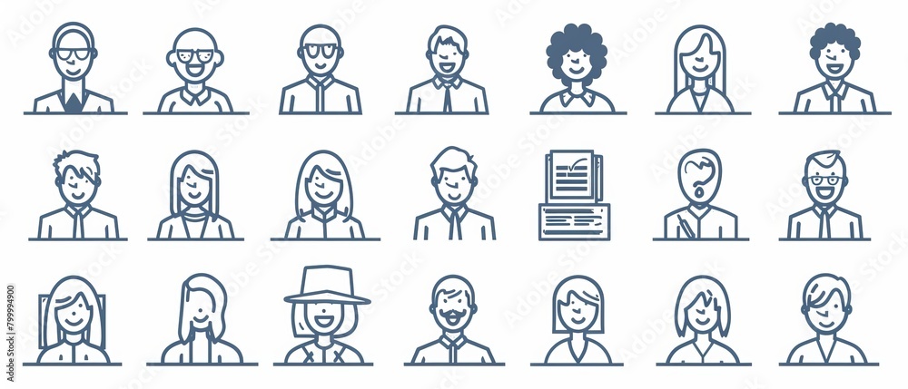 Business icon set Business icon set