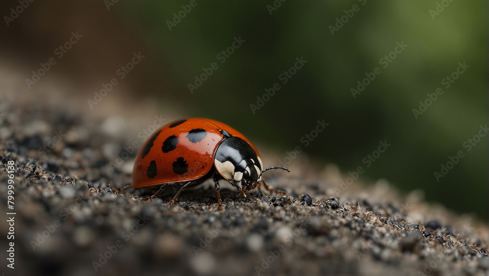 Fototapeta premium ladybug beautiful view 